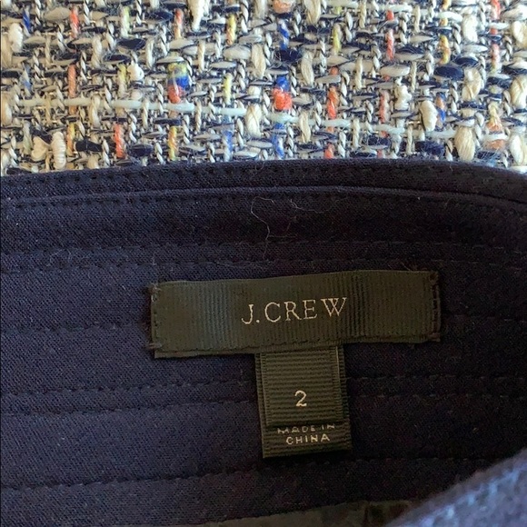 J Crew sparkly tweed miniskirt GUC - Picture 3 of 4